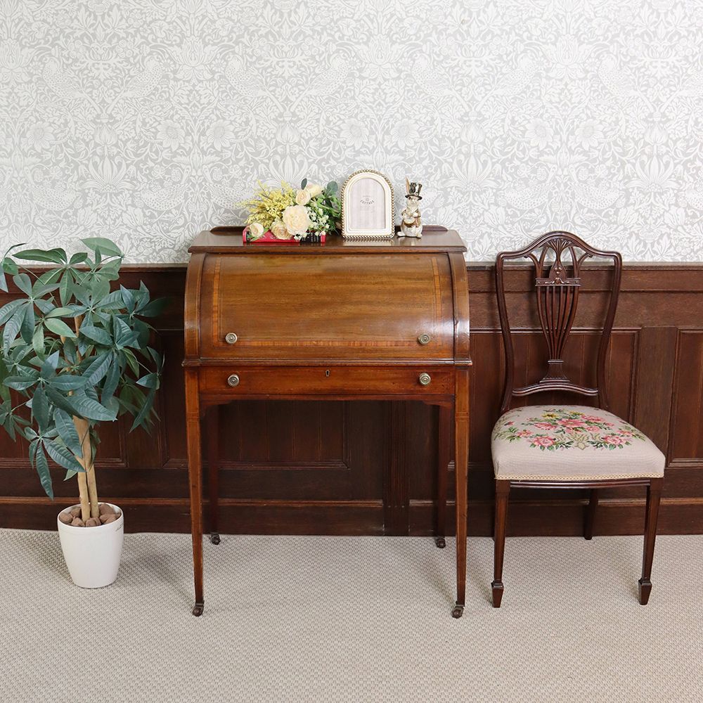 オシャレなロールトップ♪ ライティングデスク VC109-203