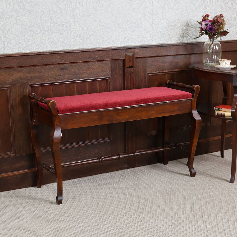 オシャレなベンチに♪ ピアノロングスツール VC110-093