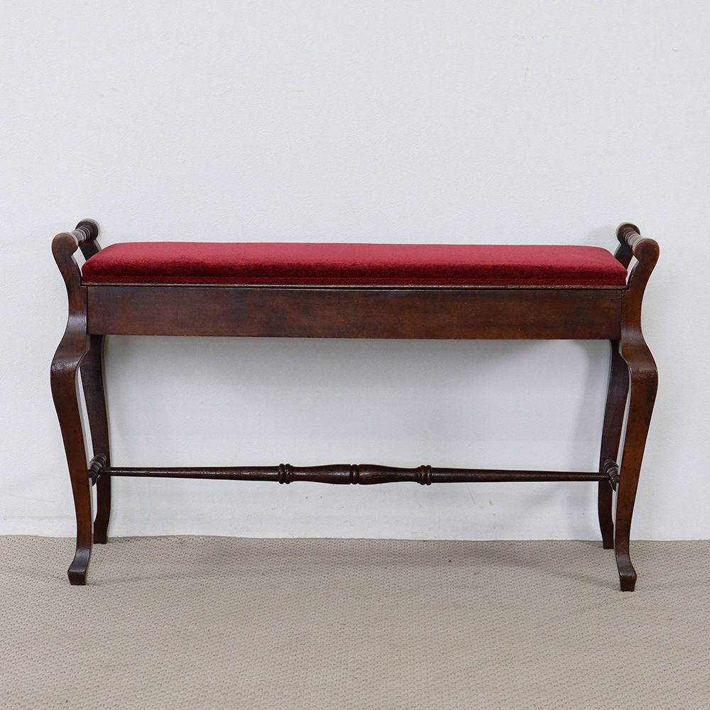 オシャレなベンチに♪ ピアノロングスツール VC110-093