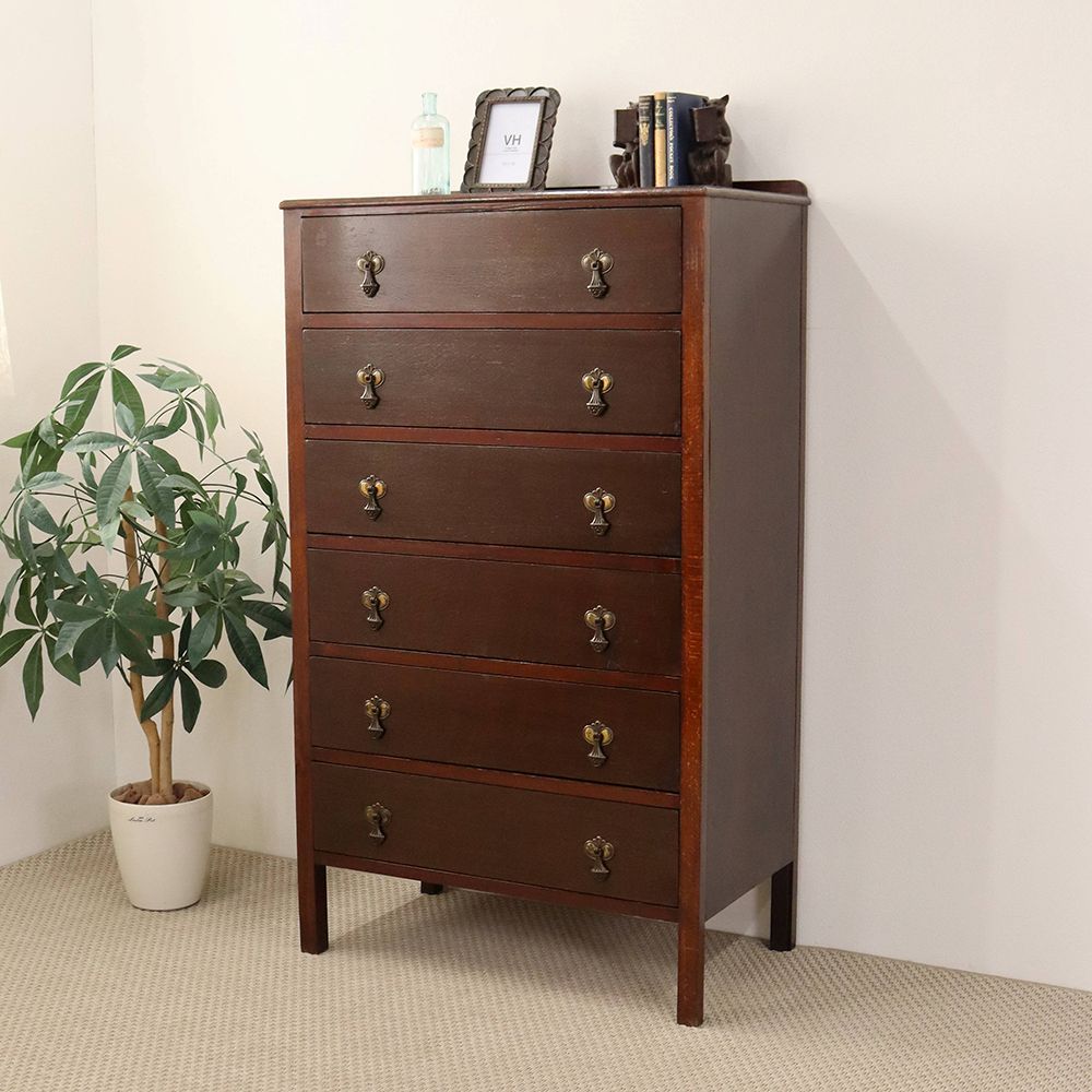 オシャレな把手がアクセント♪ チェスト VC111-005