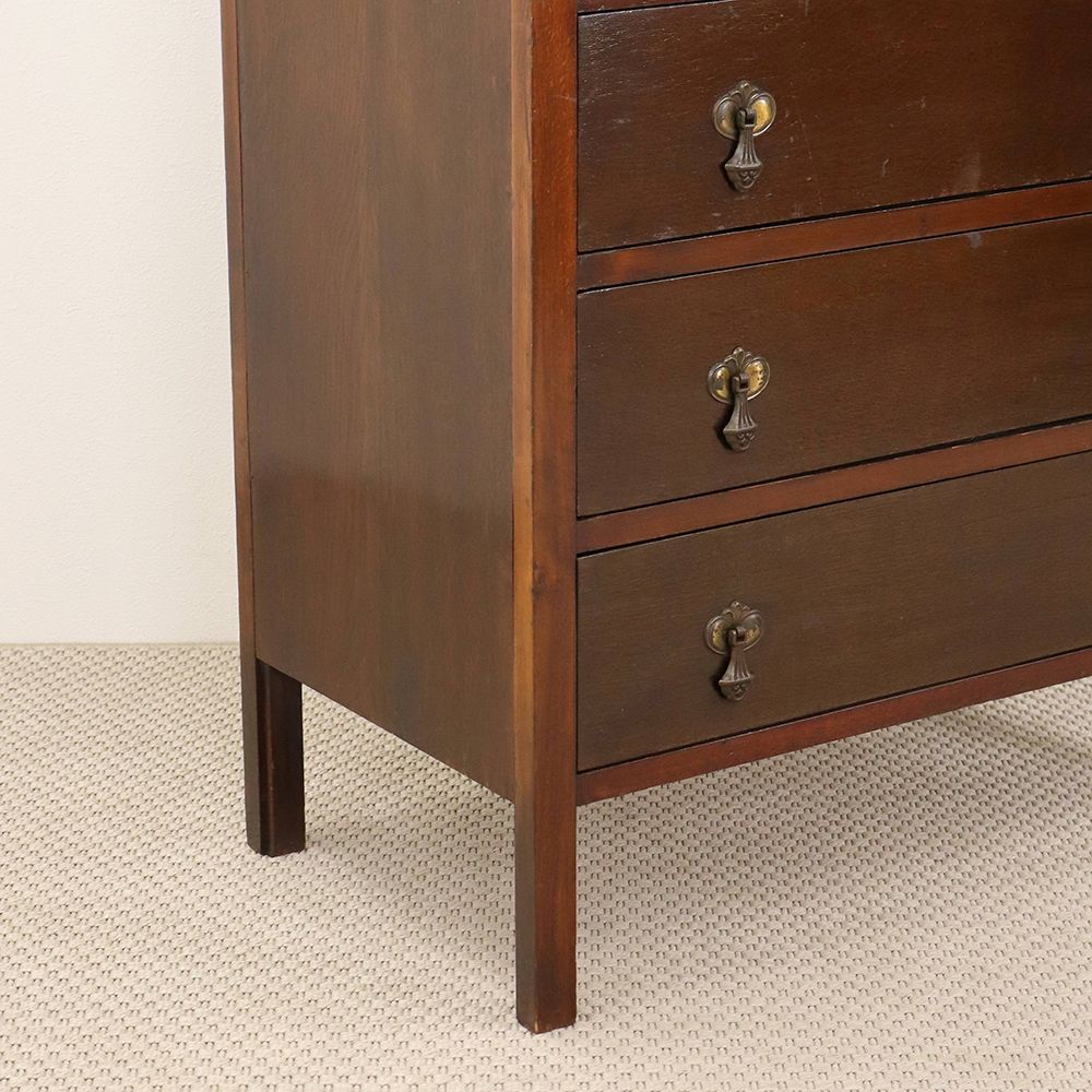 オシャレな把手がアクセント♪ チェスト VC111-005