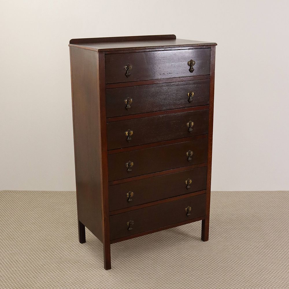 オシャレな把手がアクセント♪ チェスト VC111-005