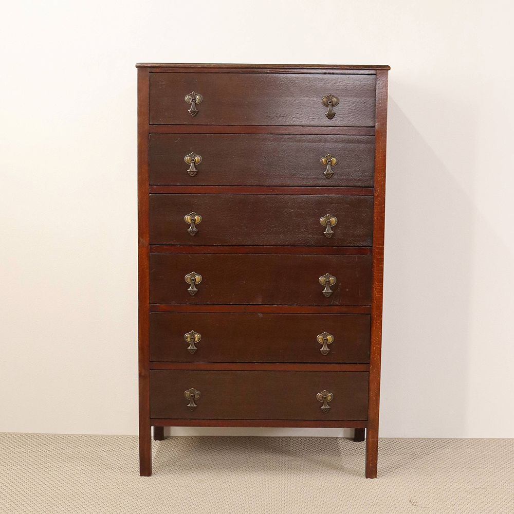 オシャレな把手がアクセント♪ チェスト VC111-005