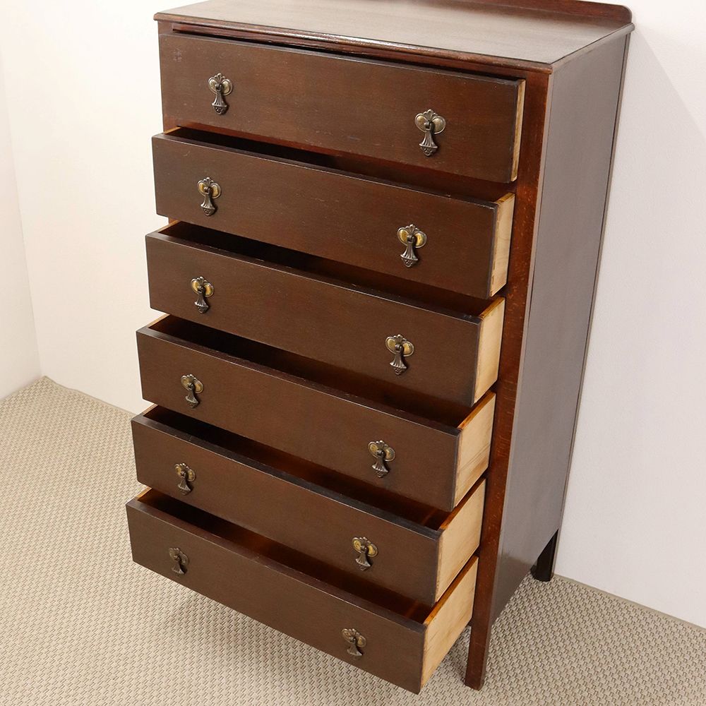 オシャレな把手がアクセント♪ チェスト VC111-005