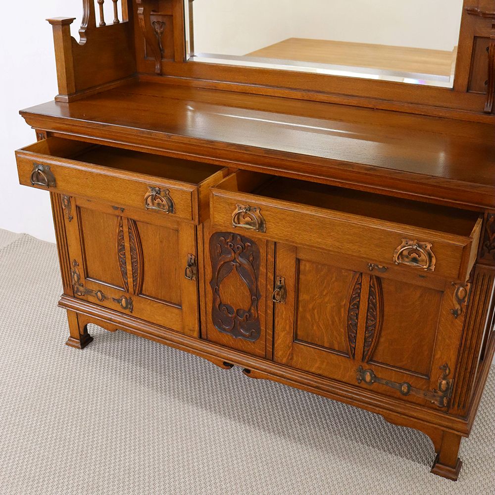 インテリアの主役です♪ ミラーバックサイドボード VC111-172