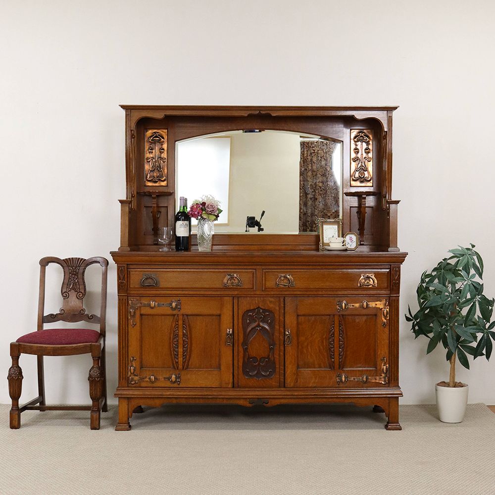 インテリアの主役です♪ ミラーバックサイドボード VC111-172