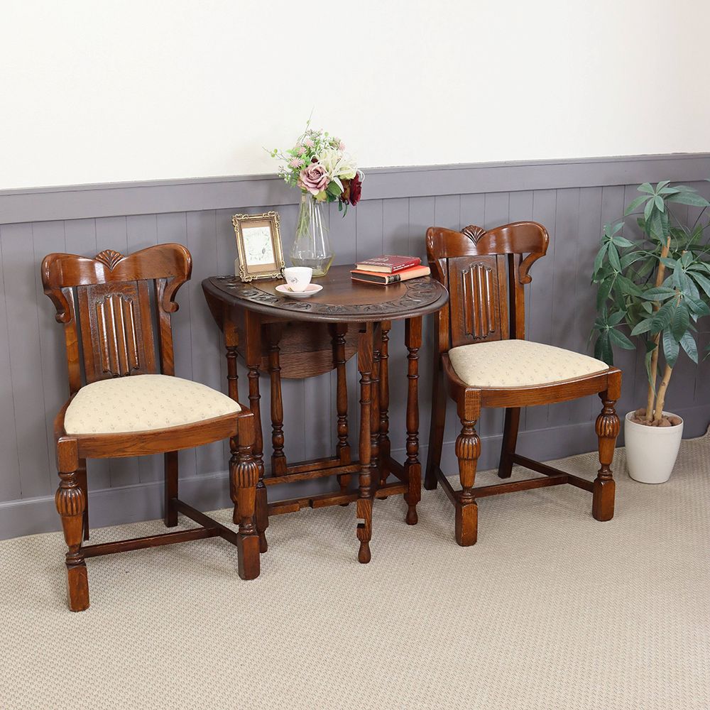 オシャレな飴色の艶めき♪ ダイニングチェア VC111-190