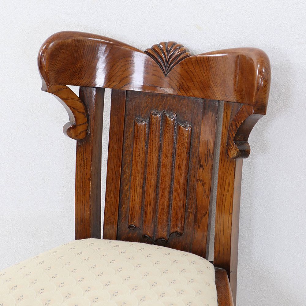 オシャレな飴色の艶めき♪ ダイニングチェア VC111-190