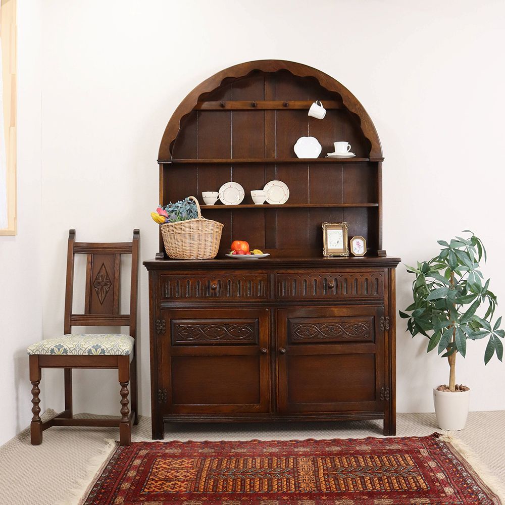 アーチが可愛いアクセント♪ 食器棚(JAYCEE) VC111-213