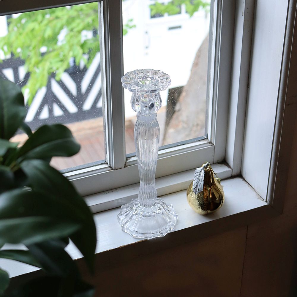 ガラスの煌きを楽しんで♪ ガラスキャンドルスタンド VC111-272003