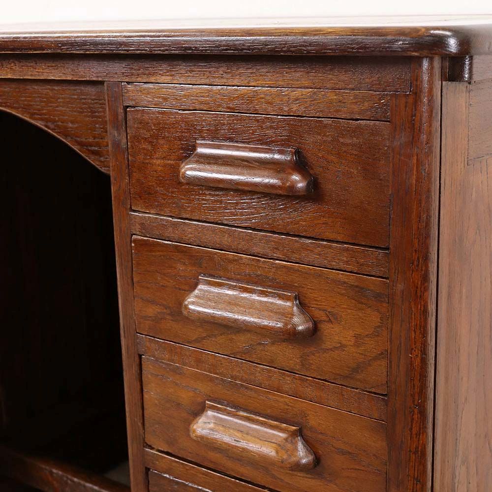 オシャレな革張り天板です♪ デスク VC112-026