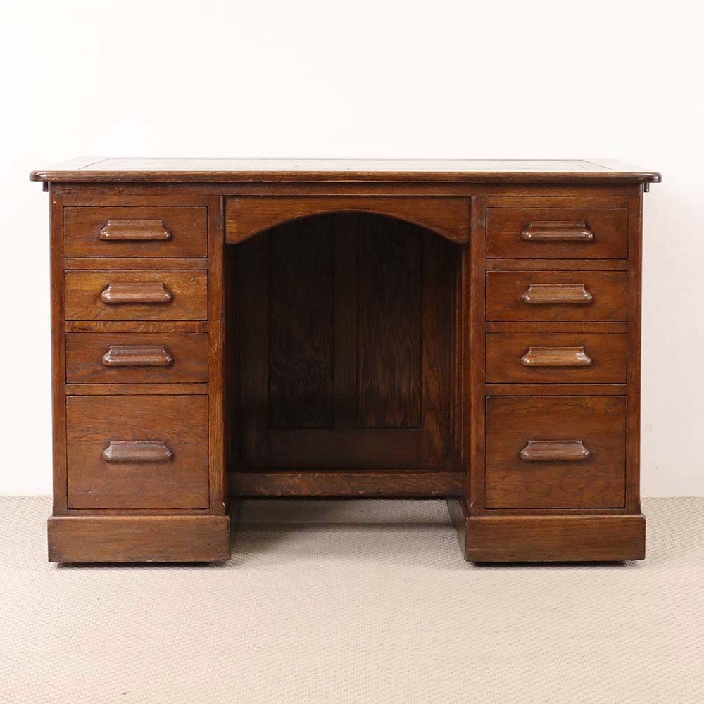 オシャレな革張り天板です♪ デスク VC112-026