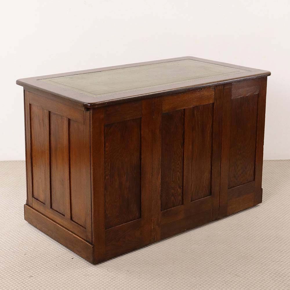 オシャレな革張り天板です♪ デスク VC112-026