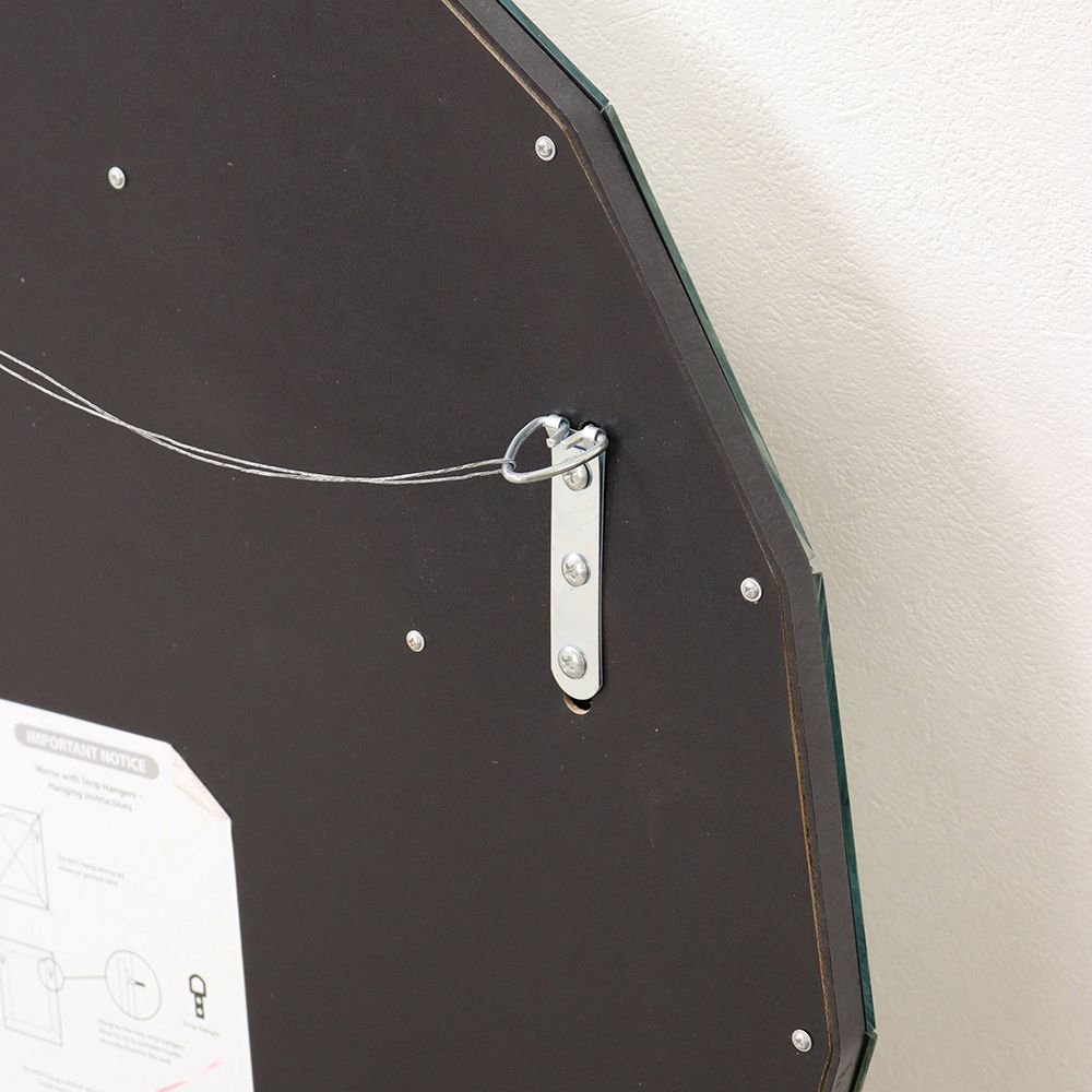 インパクトは抜群♪ オブジェのような壁掛けミラー VC112-031