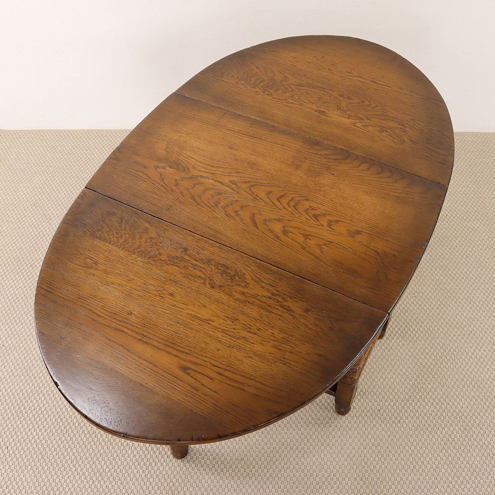 オシャレに揃う挽物細工♪ ゲートレッグテーブル VC112-041002