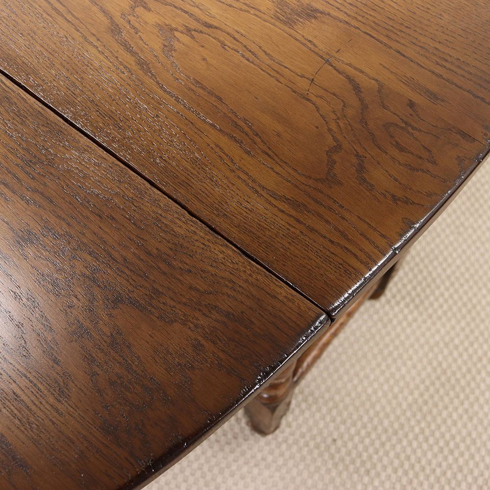 オシャレに揃う挽物細工♪ ゲートレッグテーブル VC112-041002