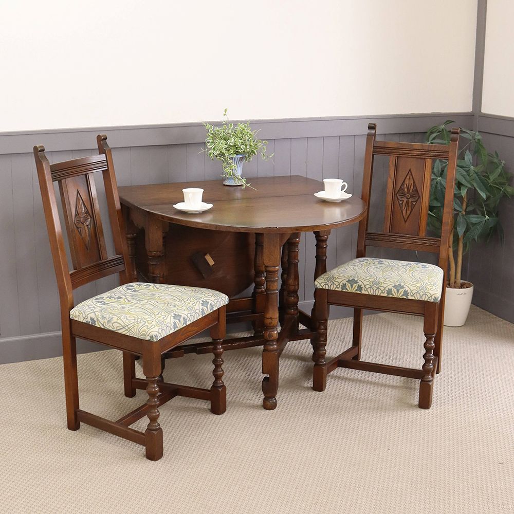 オシャレに揃う挽物細工♪ ゲートレッグテーブル VC112-041002