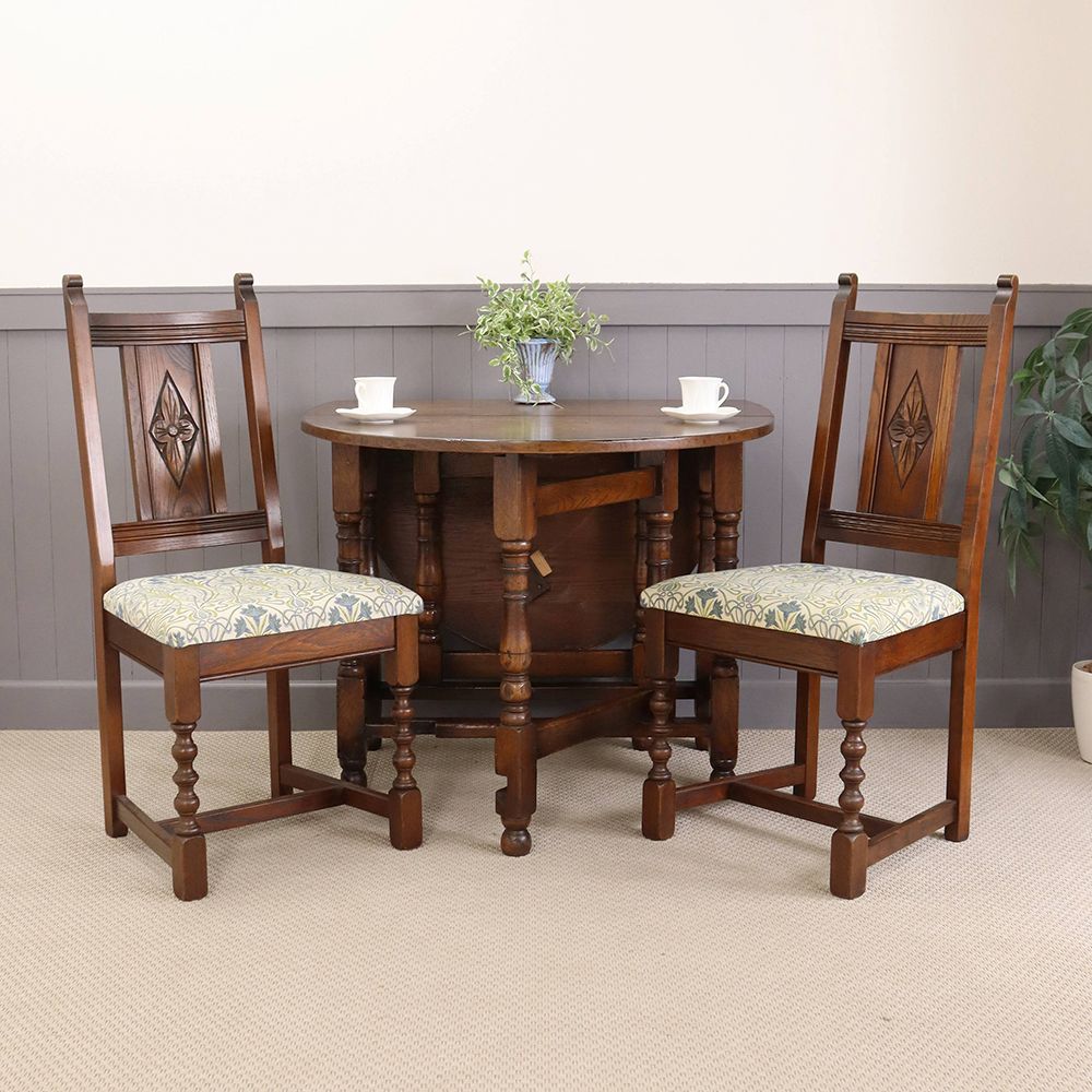 オシャレに揃う挽物細工♪ ゲートレッグテーブル VC112-041002