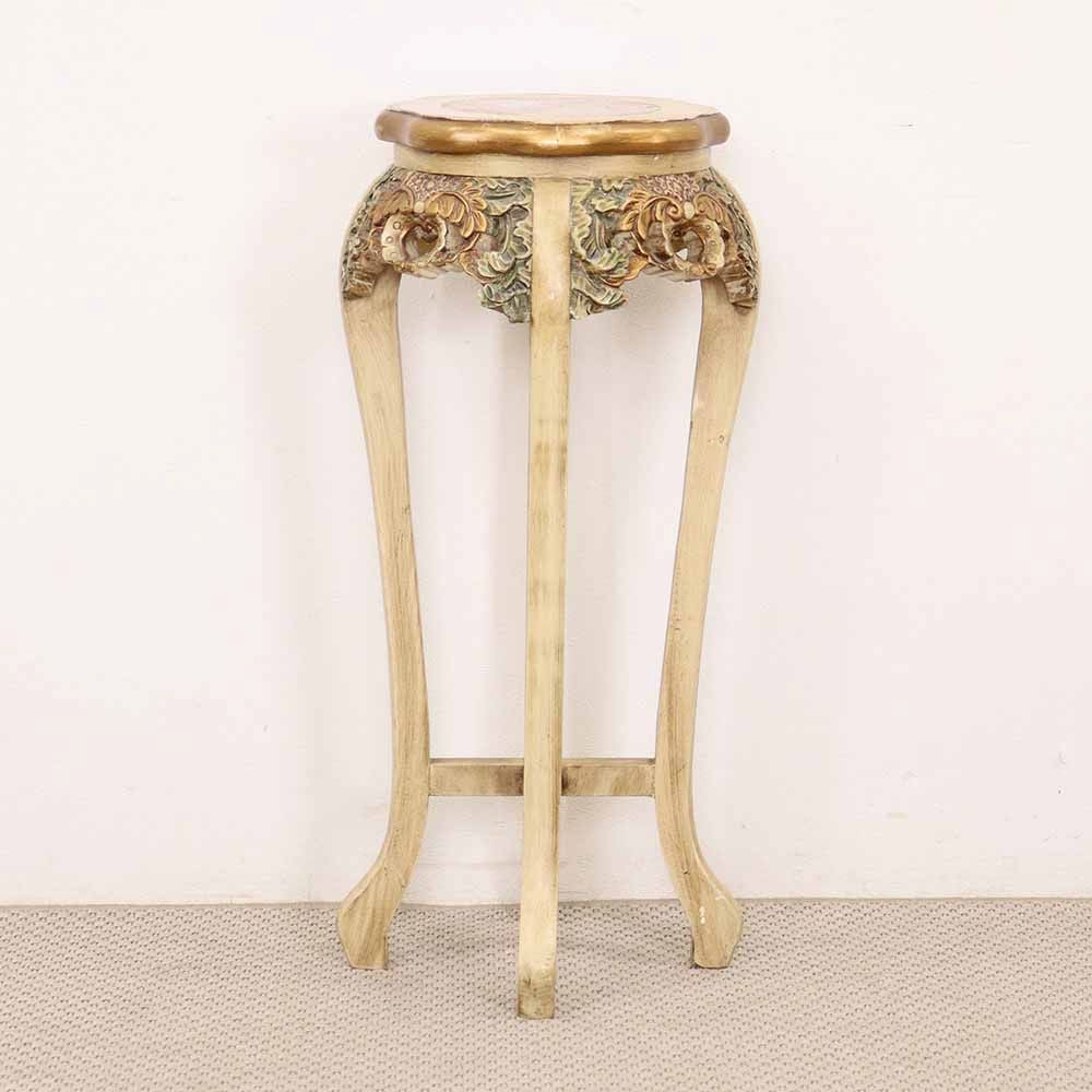 オシャレなマーブルトップ♪ プラントスタンド VC113-004