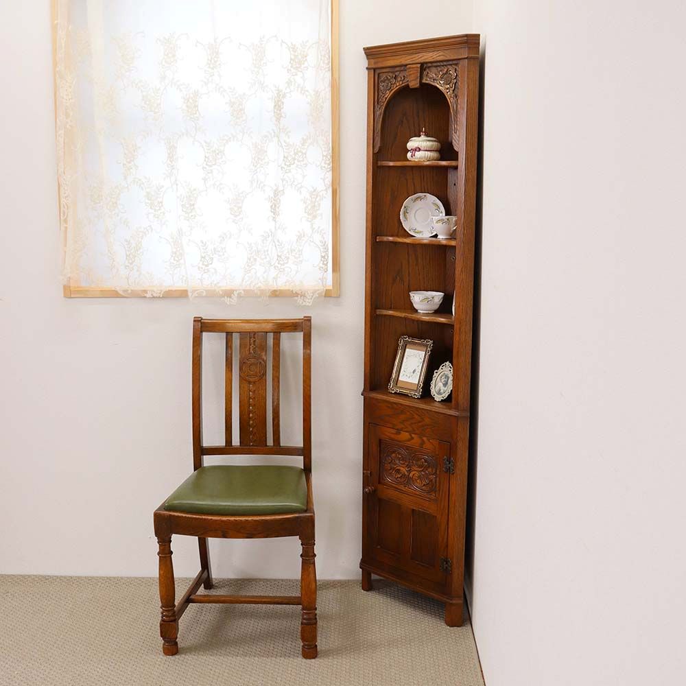 アーチに咲くバラ♪ コーナーカップボード(JAYCEE) VC113-051