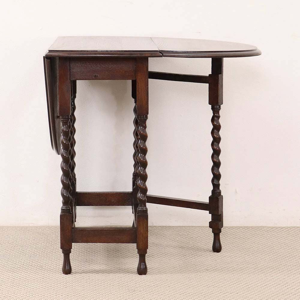 オシャレなツイストレッグです♪ ゲートレッグテーブル VC113-088