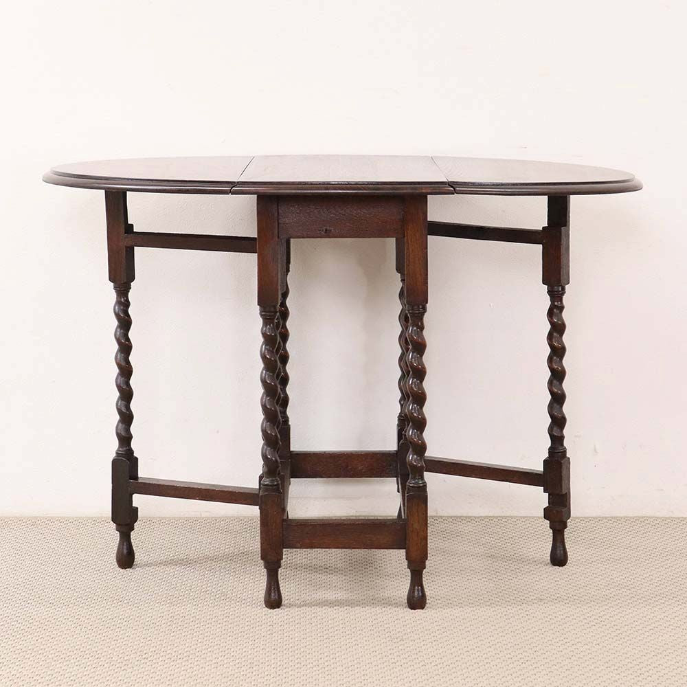 オシャレなツイストレッグです♪ ゲートレッグテーブル VC113-088