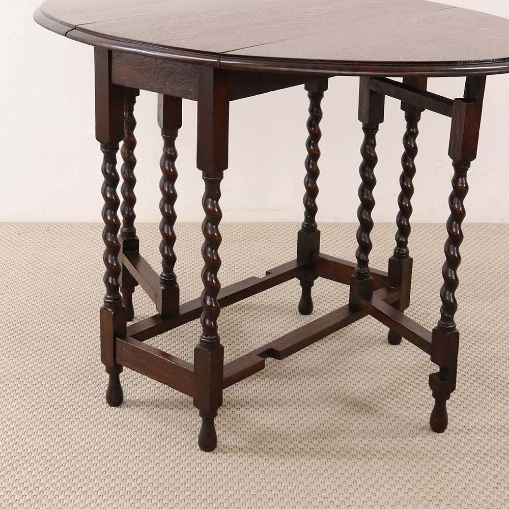 オシャレなツイストレッグです♪ ゲートレッグテーブル VC113-088