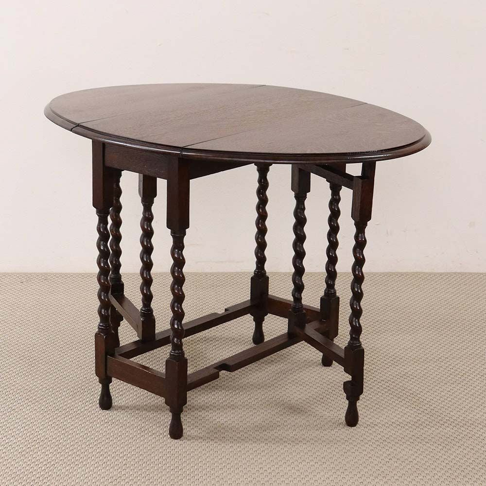 オシャレなツイストレッグです♪ ゲートレッグテーブル VC113-088