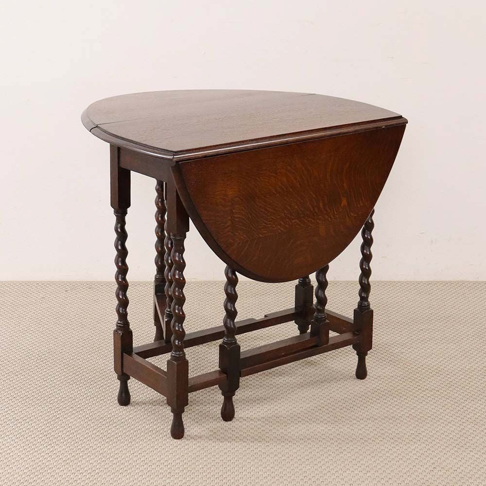 オシャレなツイストレッグです♪ ゲートレッグテーブル VC113-088