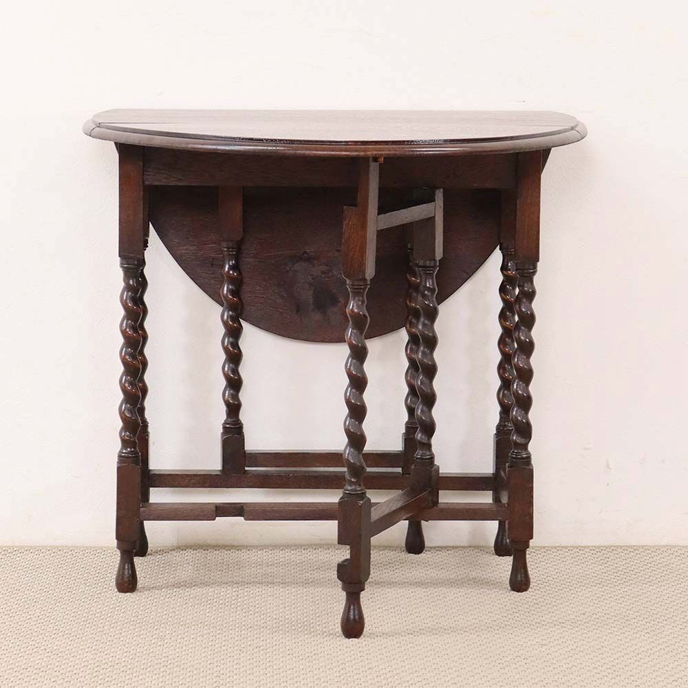 オシャレなツイストレッグです♪ ゲートレッグテーブル VC113-088