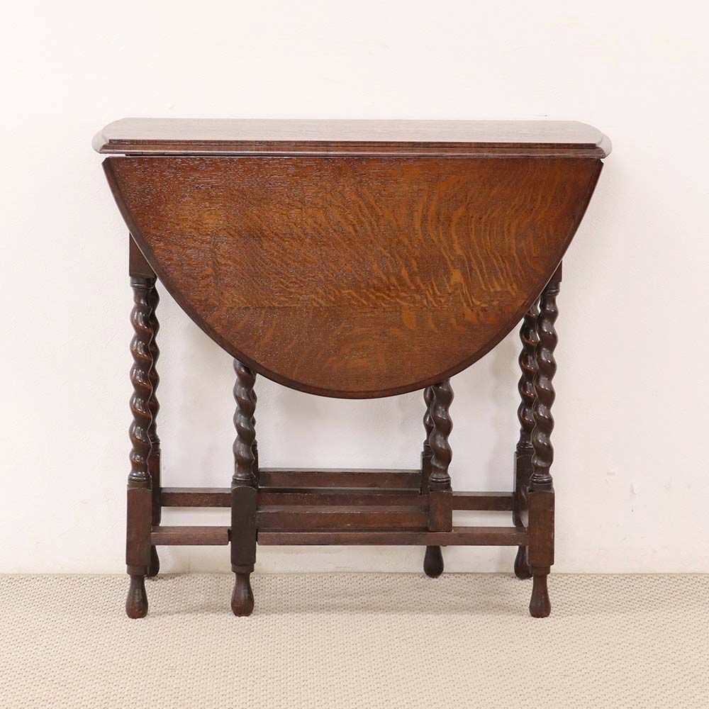 オシャレなツイストレッグです♪ ゲートレッグテーブル VC113-088