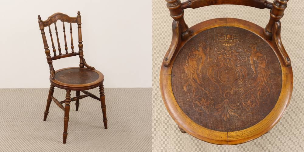 オシャレな装飾に夢中♪ ベントウッドチェア VC113-158