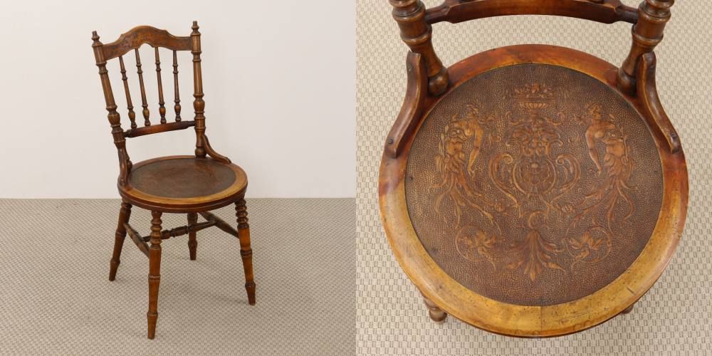 オシャレな装飾に夢中♪ ベントウッドチェア VC113-158