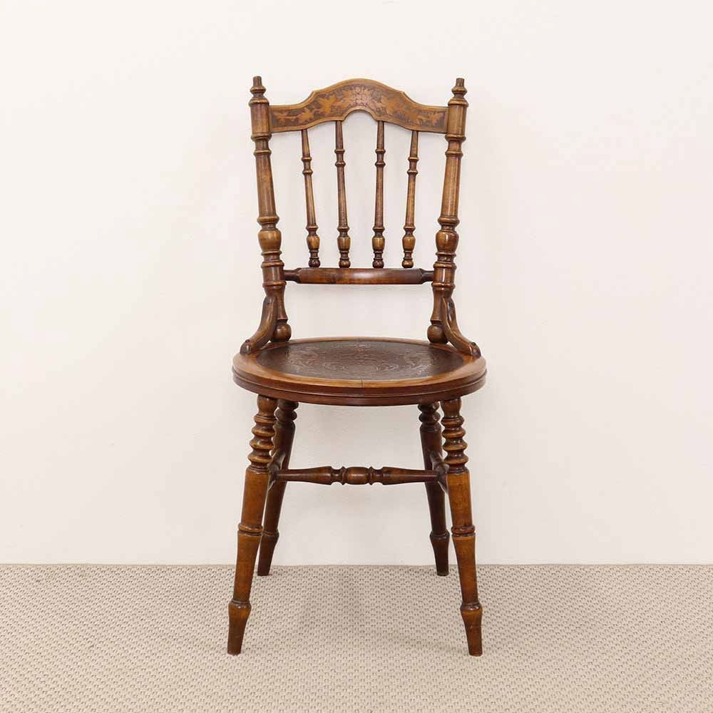 オシャレな装飾に夢中♪ ベントウッドチェア VC113-158