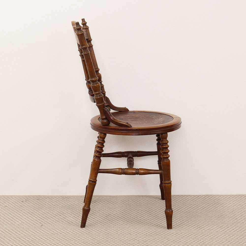 オシャレな装飾に夢中♪ ベントウッドチェア VC113-158