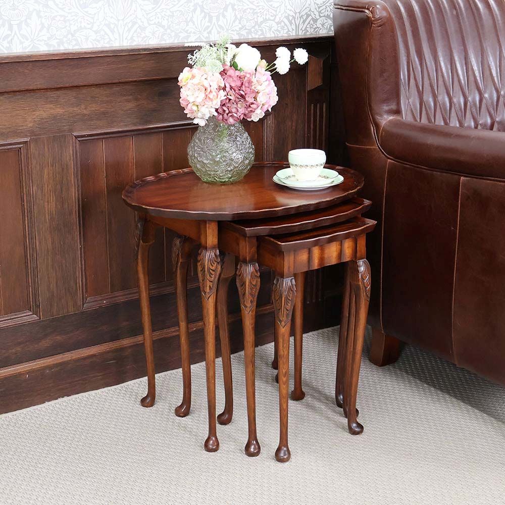 オシャレな3つのテーブル♪ ネストテーブル VC113-210