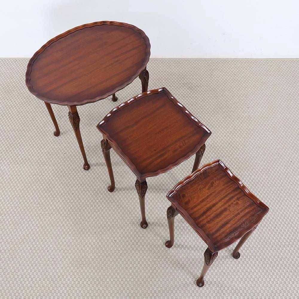 オシャレな3つのテーブル♪ ネストテーブル VC113-210