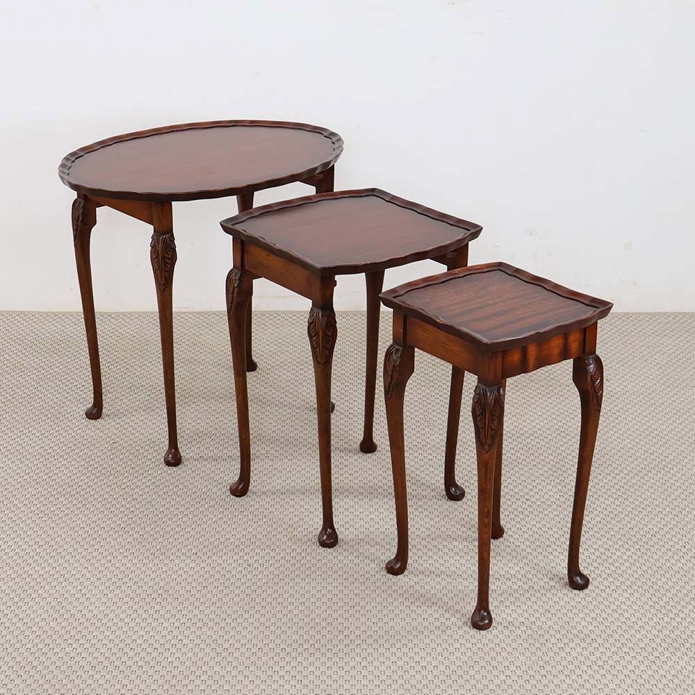 オシャレな3つのテーブル♪ ネストテーブル VC113-210