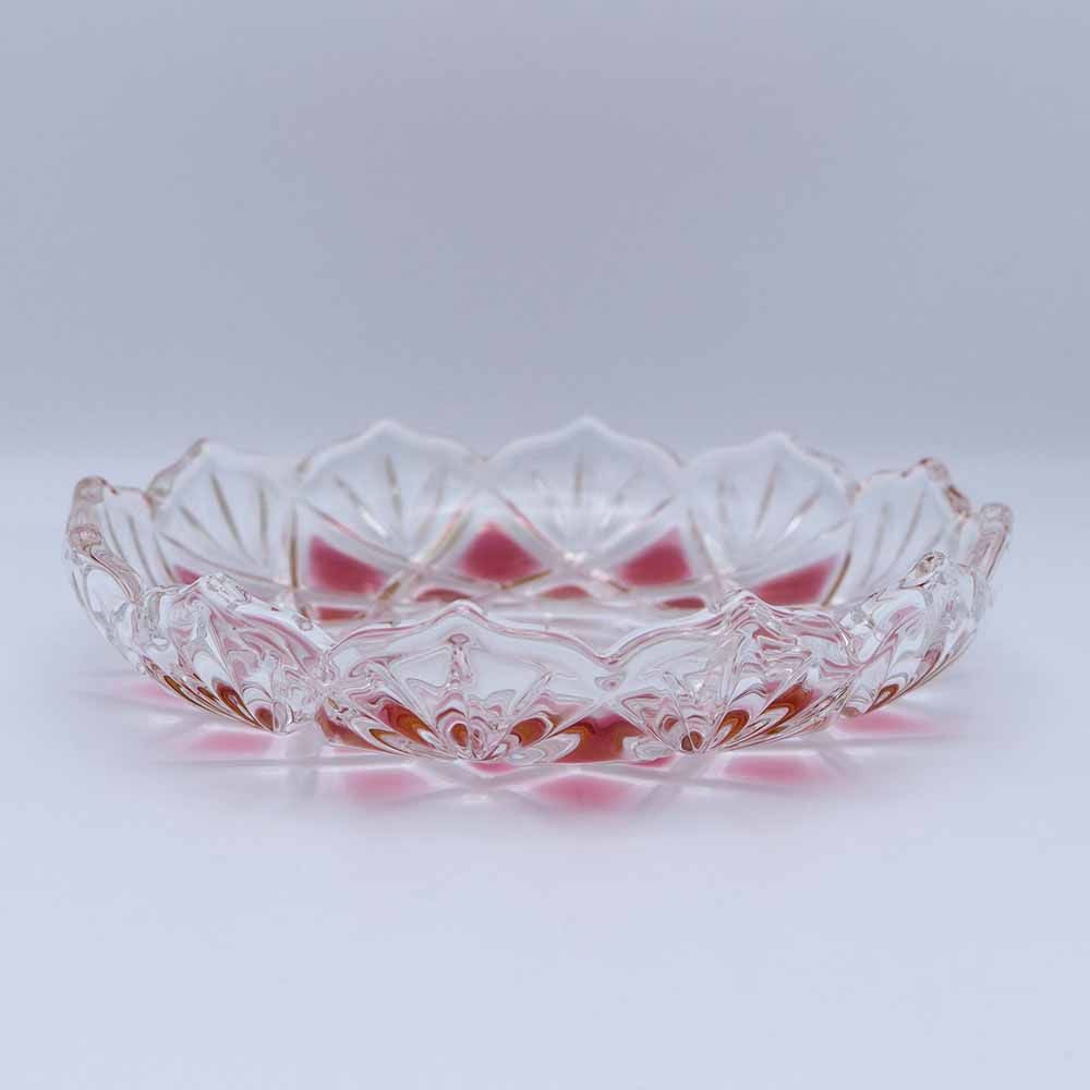 オシャレな挿し色♪ ガラスディッシュ VC113-258009