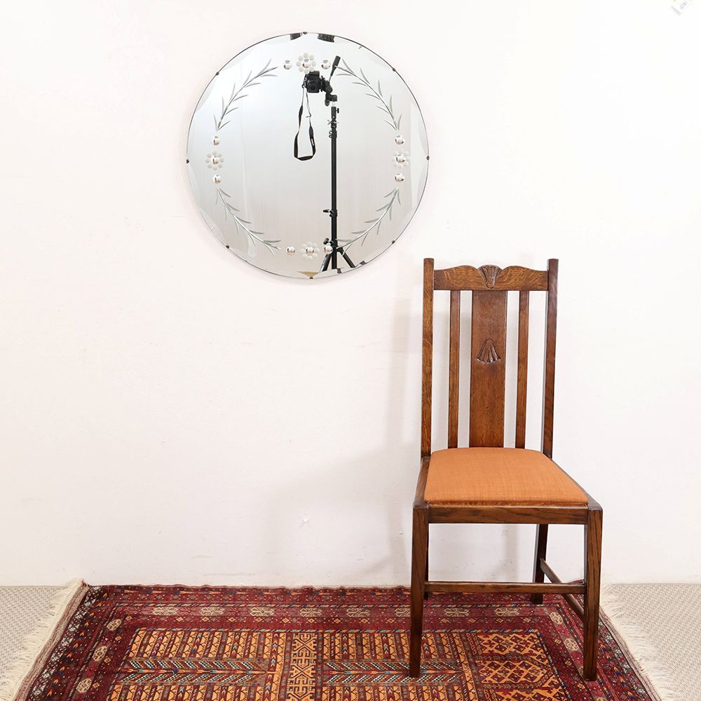 カッティングがロマンティックです♪ ウォールミラー VC114-044