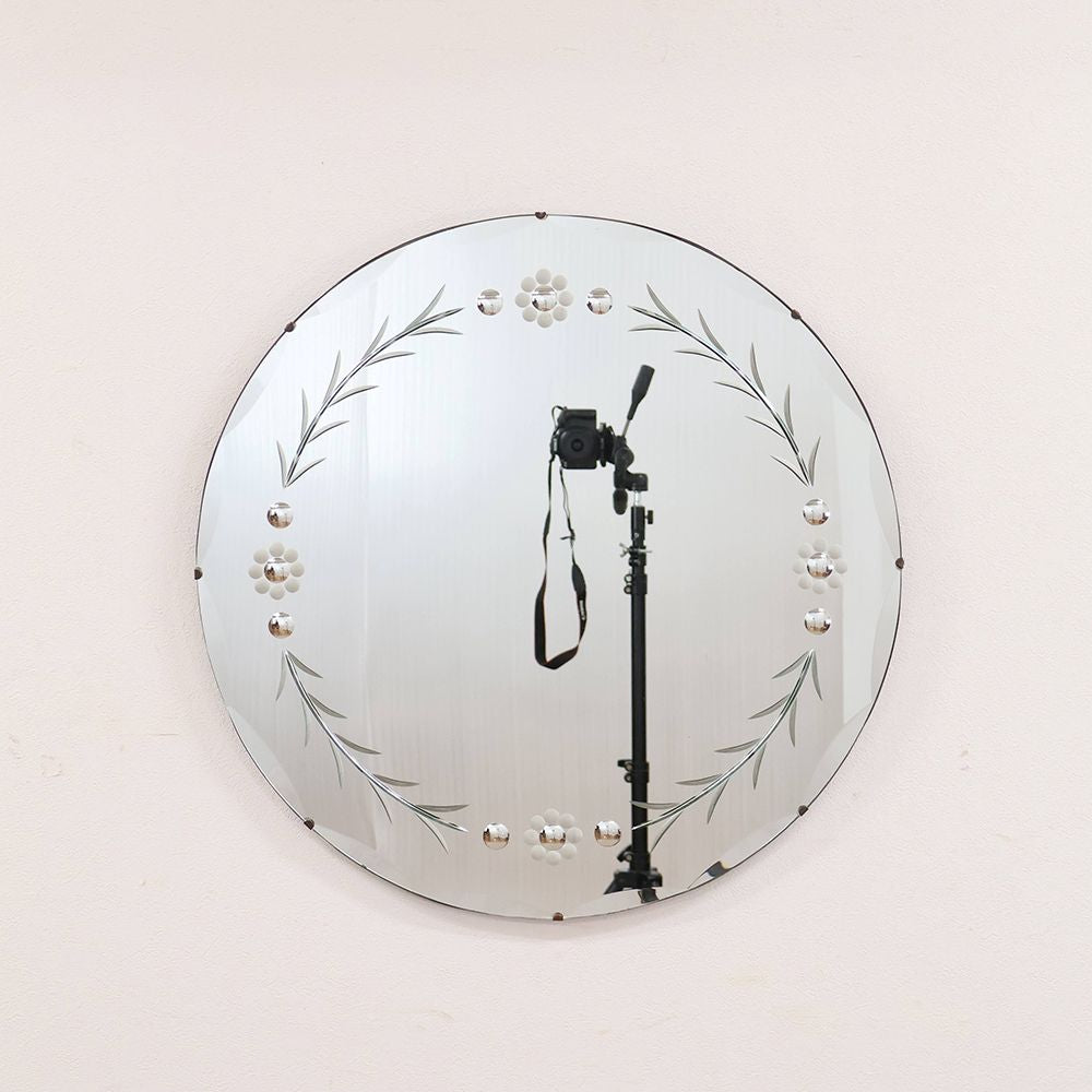 カッティングがロマンティックです♪ ウォールミラー VC114-044