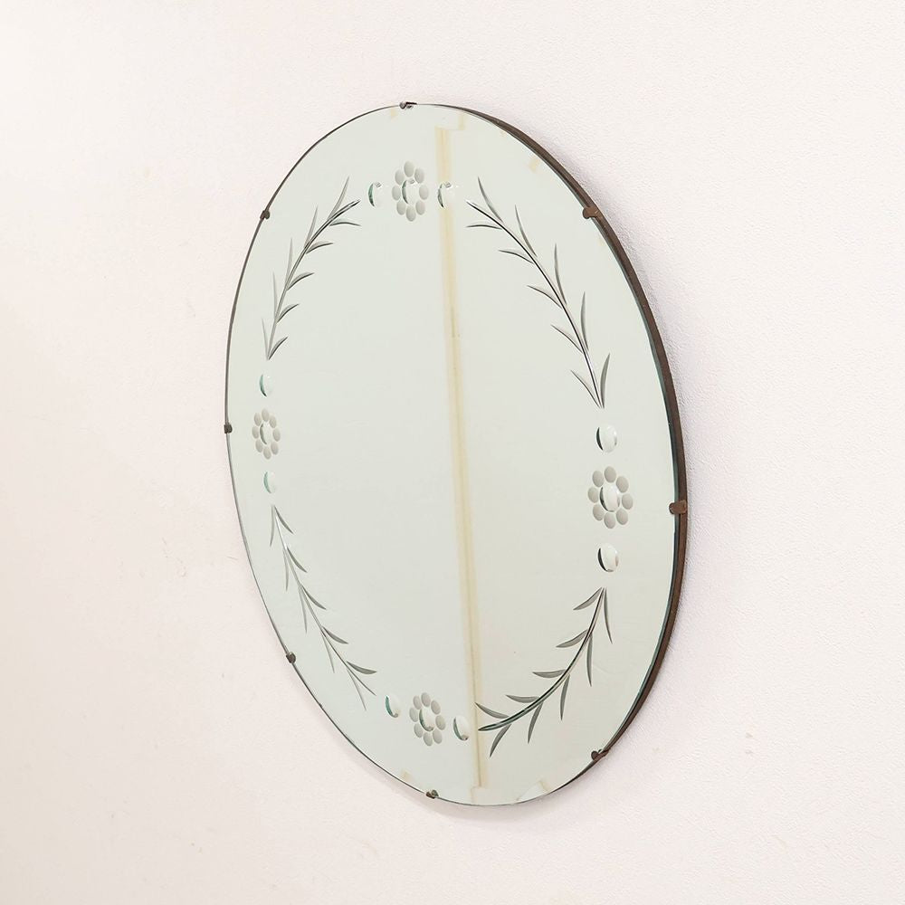 カッティングがロマンティックです♪ ウォールミラー VC114-044