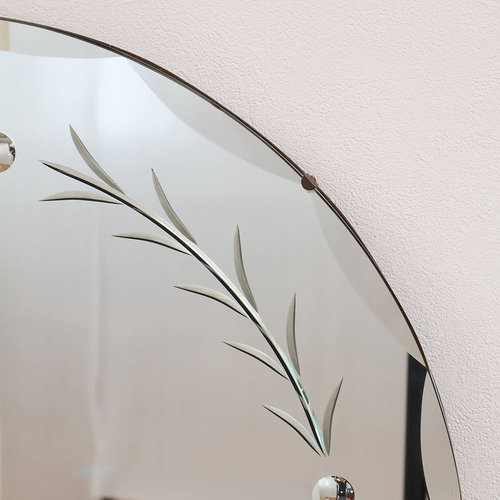 カッティングがロマンティックです♪ ウォールミラー VC114-044