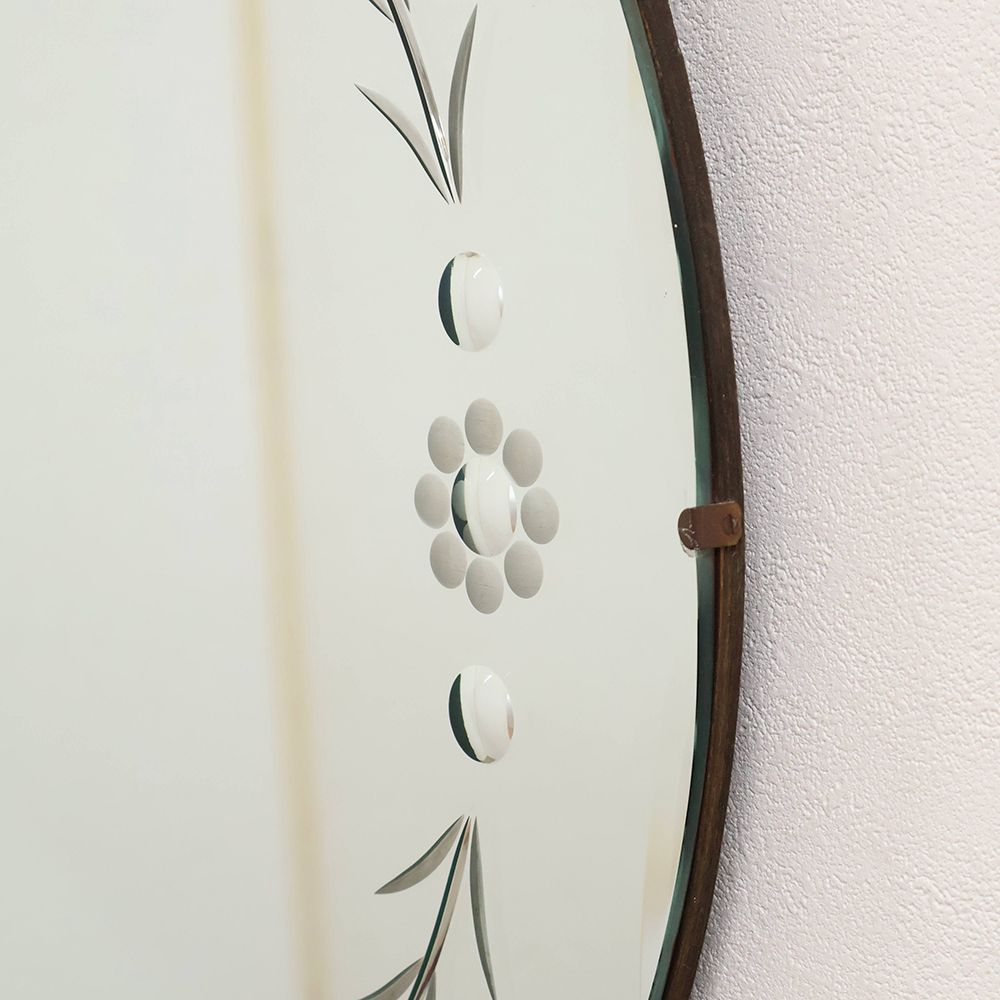 カッティングがロマンティックです♪ ウォールミラー VC114-044