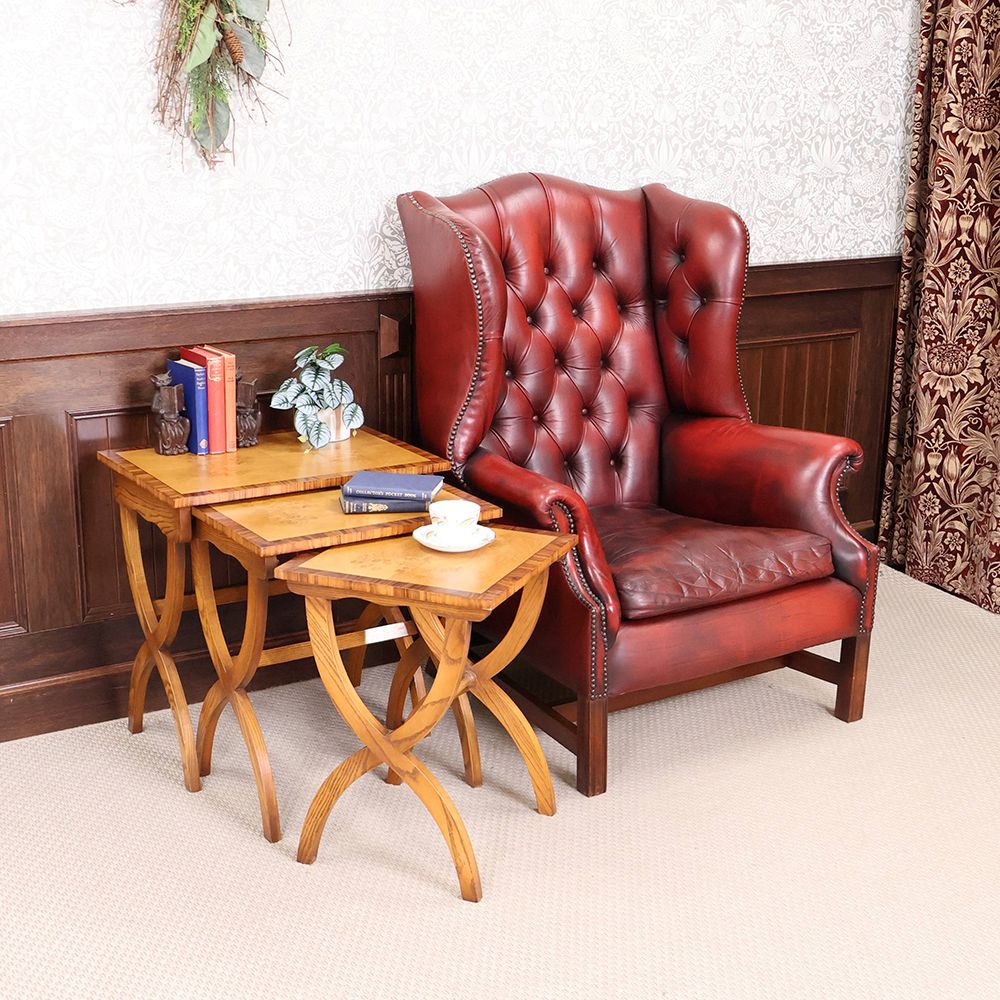 X型の脚がチャームポイント♪ ネストテーブル VC114-096