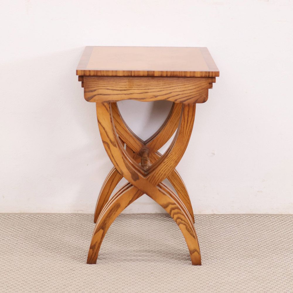 X型の脚がチャームポイント♪ ネストテーブル VC114-096