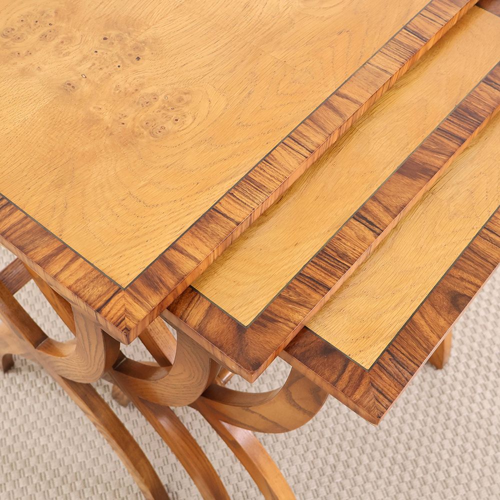 X型の脚がチャームポイント♪ ネストテーブル VC114-096