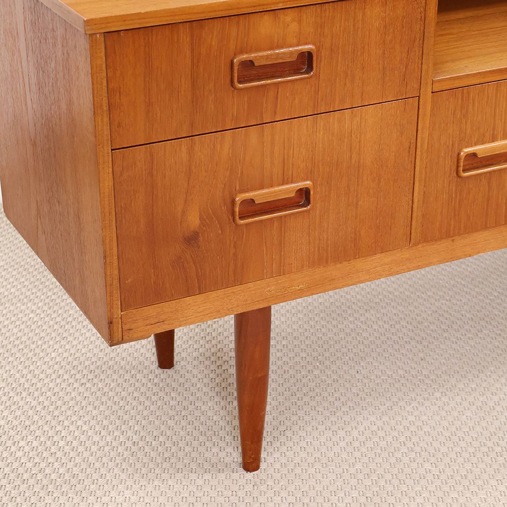 大きな鏡がお気に入り♪ ドレッシングチェスト VC114-119