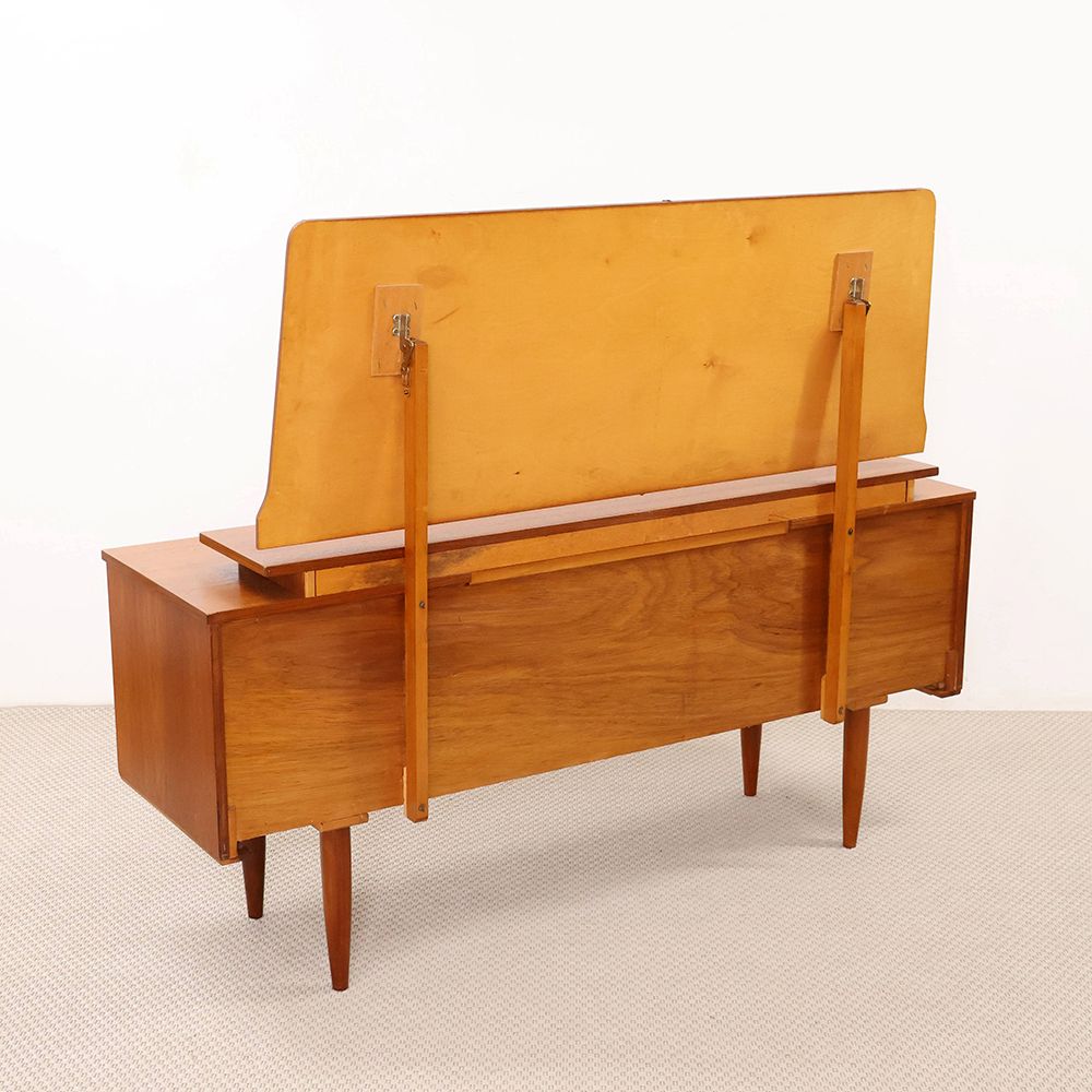 大きな鏡がお気に入り♪ ドレッシングチェスト VC114-119