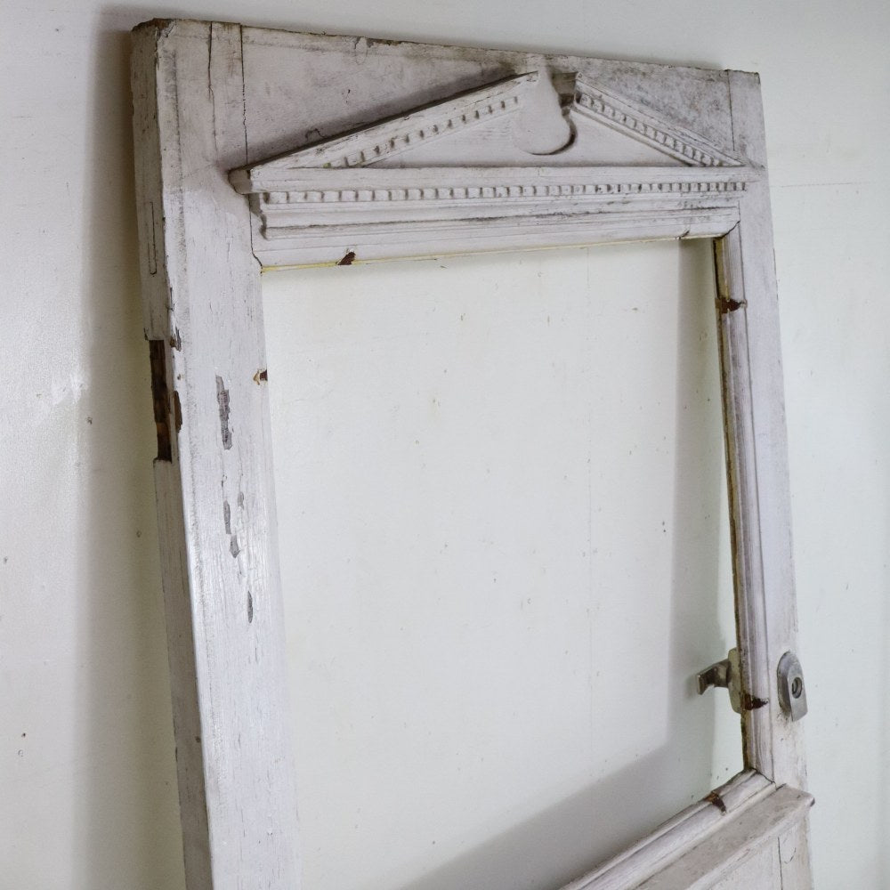 ガラスを組み合わせて理想のドアに♪ 英国アンティークドア(ガラスなしフレームのみ) VC75-069